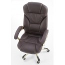 Кресло компьютерное HALMAR DESMOND т.коричневый